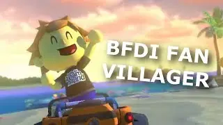 BFDI Fan Villager (Mario Kart 8 Deluxe Mod Showcase)