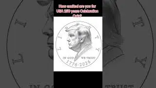USA 250 years Celebration Coins#250years #usa #fightfightfight #trump