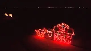 Jones Beach Light Show Aerial view drone
