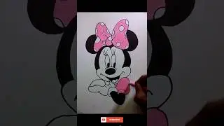 Minnie Mouse Drawing #shorts  #drawing