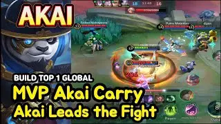 Akai (Mythical Glory): Hyper MVP, Tank Carry Leads the Fight | MLBB Ranked Gameplay