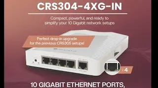 [Live Demo] CRS304-4XG-IN, VLANs, RouterOS/SwOS