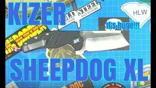 KIZER SHEEPDOG XL Knife Review!!! The BEST SHEEPDOG YET!!