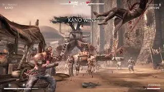 Mortal Kombat X_Kano/Cybernetic VS Kenshi/Kenjutsu
