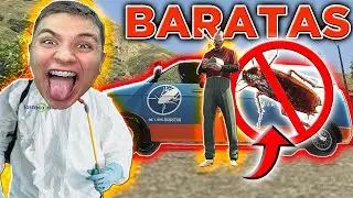 VIREI DEDETIZADOR DE BARATAS no GTA RP 😂 (Paulinho o LOKO)