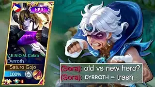 TARGET LOCK NEW HERO SORA AND I FINALLY FOUND THE BEST  BUILD FOR DYRROTH IN 2026 💀🤫🔥 - MLBB 