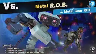 Super Smash Bros Ultimate : vs Metal R.O.B. (Unlocks: Metal Gear REX) World of Light - Adventure