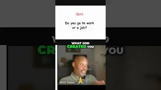Job vs  Work  Stop Hating Your Job, Find Your Purpose NOW! #trading #purpose
