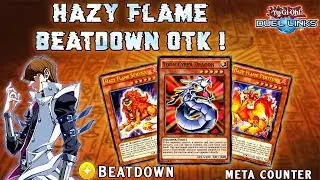 [Yu-Gi-Oh! Duel Links] Hazy Flame Beatdown OTK (META Counter(?) with new card Toon Cyber Dragon)
