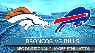Denver Broncos vs Buffalo Bills - AFC Divisional Playoffs 2026 Full Game Highlights (Madden 26 Sim)