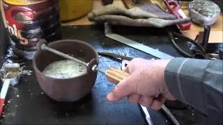 Shop Tips #168 TUBALCAIN MAKES A LEAD HAMMER MOLD Part 5