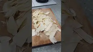winter bamboo shoots #shorts #youtubeshorts #asmr