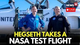 LIVE | Pete Hegseth Takes Test Flight with NASA Administrator as Artemis II Preparations Ramp Up