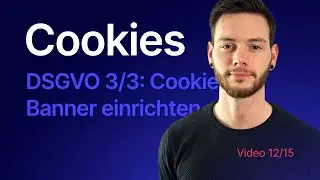 COOKIE BANNER rechtssicher in WORDPRESS + ELEMENTOR erstellen | 12 DSGVO 3/3 &ndash; Cookie Banner
