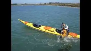 Mike Edwards rolling a Seaward Passat G3 tandem kayak