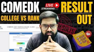 COMEDK 2025 Result Out! 🔴 Live Score Check & College Prediction