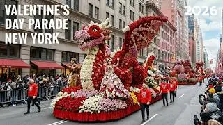Valentine&rsquo;s Day Flower Parade in New York City 2026 🌹 | Romantic NYC Parade & Floral Festival