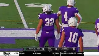 NAIA Football | #11 Montana Tech @ #25 Carroll - 9/6/2025
