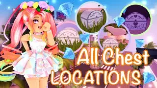 💎FREE DIAMONDS💎 All CHEST LOCATIONS in Diamond Beach (EASY TO FOLLOW!)~Royale High Summer 2021