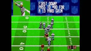 NFL Quarterback Club ... (Sega Genesis) Gameplay