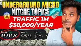 Micro Niche Blog Topics For USA Website Traffic | $30K Month Earning From Secret Micro Niche