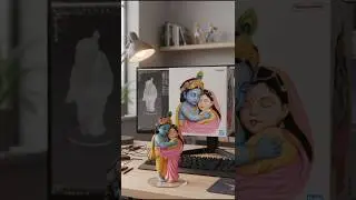 How I Converted My Artwork As Trending 3d AI Photo 🤔#gemini #shortsdrawing