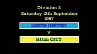 EXTENDED HIGHLIGHTS: Leeds United vs Hull City (Division Two) 12/09/87