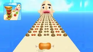 Sandwich Runner Game - All Levels Gameplay Walkthrough VS Maze Craze Game Satisfying (iOS Android).
