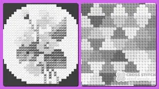 Diamond Painting Cross Stitch Art Colorful Flowers and Pattern Combo #pixelbynumber #relaxmindgames
