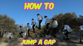 HOW TO JUMP THE BIGGEST GAP AT YOUR LOCAL SKATEPARK ON A SCOOTER