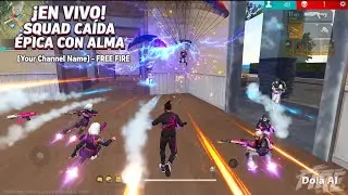 &iexcl;FREE FIRE EN VIVO! SQUAD CON ALMA - RETOS + SORTEOS EN CADA PARTIDA 🚀🌟🌟