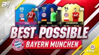 BEST POSSIBLE BAYERN MUNICH TEAM! w/ TOTY NEUER AND 94 IF LEWANDOWSKI! | FIFA 17