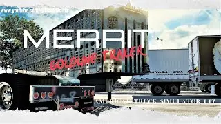 ATS Mods [v1.47] Merrit Goldline Trailer - American Truck Simulator 4K