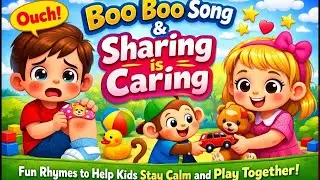 Boo Boo Song & Sharing is Caring: Fun Rhymes to Help Kids Stay Calm and Play Together.. Cartoon Tv