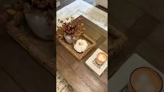 COZY FALL DECORATING 🍂🍁 #falldecor #cozyhome #decorate #clean #sahm