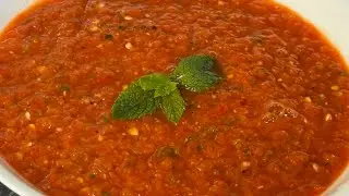 Easy  Red Chutney￼ Recipe ￼