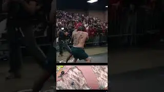 Intense Boxing Match