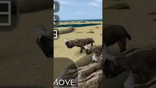 Minecraft Bull Stampede Gameplay Video #minecraft #shorts #bull #animals #stampede #gameplay
