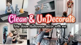 CLEAN & UN-DECORATE WITH ME | CLEANING MOTIVATION | HOME REFRESH | CLEAN WITH ME | UN-DECORATE