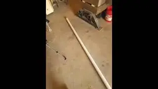Antenna mast from pvc with new joint method.