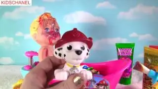 KID TOYS REVIEW - Little Mommy Bubbly Bathtime Color Changing Baby Doll & Paw Patrol Bath Paint &