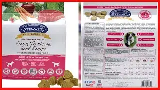Stewart Raw Naturals Freeze Dried Dog Food Made In USA Small Batch Grain Free Dog Food