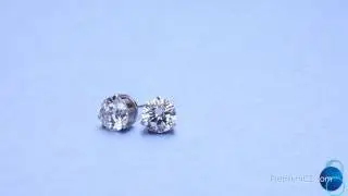 Grade AAAAA CZ 3 Prong Setting Round Cut Stud Earrings