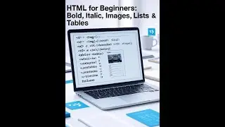 Learn HTML Basics #3: Bold, Italic, Images, Lists & Tables Made Easy