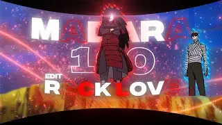 ⌈ UCHIHA MADARA ⌋ - RACK LOVE - [EDIT/AMV] TYSM - EDIT IN AE