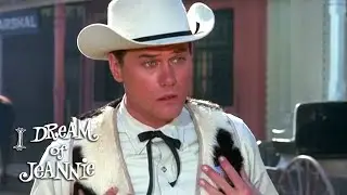Jeannie Sends Tony To The Old West! | I Dream Of Jeannie