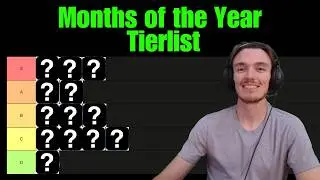 Months of the Year Tier List Ranking Favorite and Least Favorite Months!