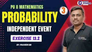 Probability class 12 || multiplication rule on probability || independent event || Exercise 13.2
