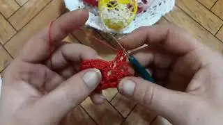 Ou de paste crosetat, model 2.