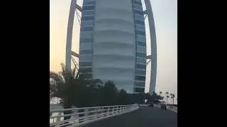 Burj al arab #fun #drive # dubai #uae #tiktok #burjalarab #trending